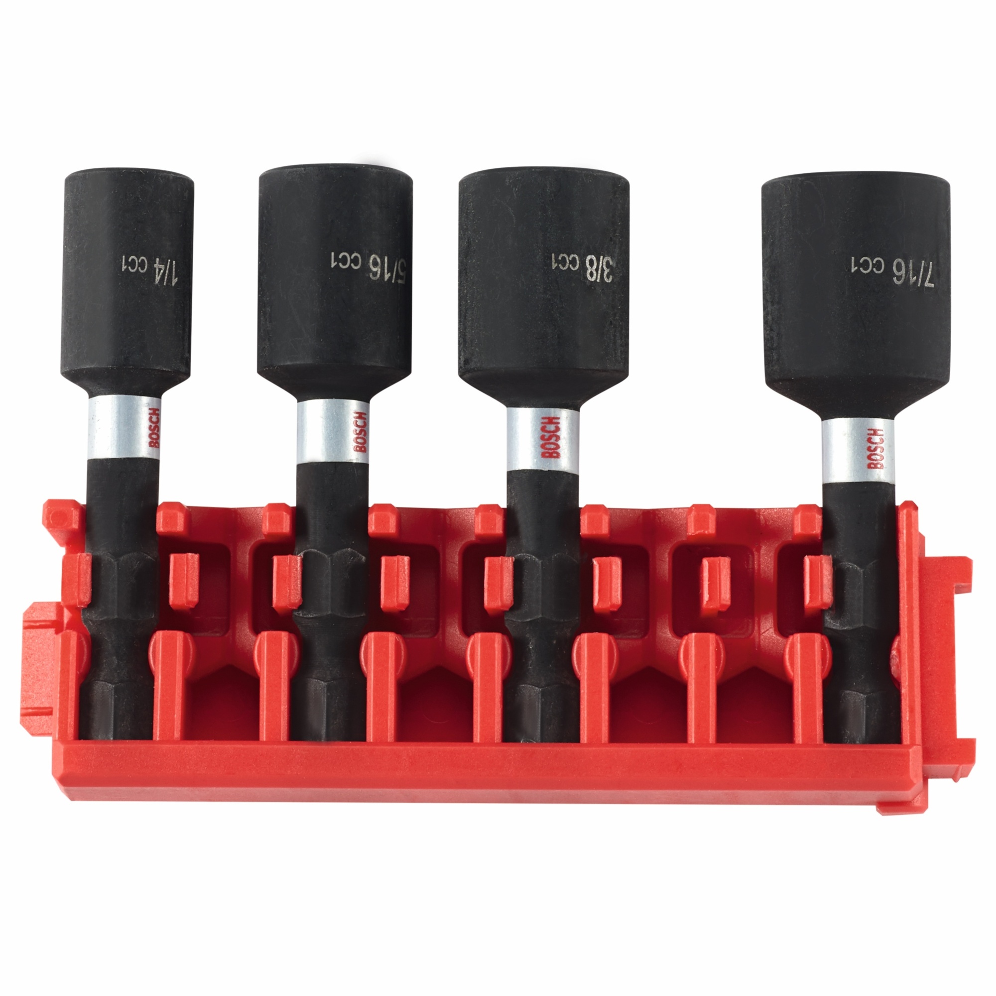Bosch Driven Impact Nutsetter Set — 1 7/8in., 4-Piece, Model# ITDNSV104C